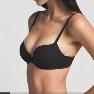 NEW Skims Fits Everybody Push Up Bra Onyx Size 36DD
